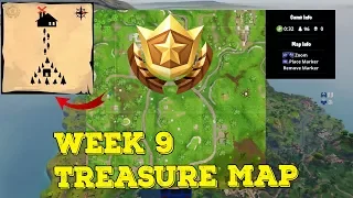 WEEK 9 TREASURE MAP - FORTNITE CHALLENGES