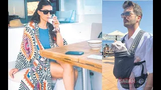 ¡Kurt Efe crece en el mar! ¡El placer vacacional de Kıvanç Tatlıtuğ y su esposa Başak Dizer!