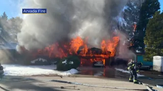 A House Fire In Arvada Has Injured One Person