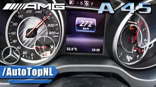 Mercedes AMG A45 381HP ACCELERATION & TOP SPEED 0-272km/h by AutoTopNL