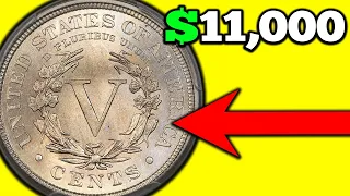 $60 Coin VS $11,000 Coin! 1887 Liberty Head V Nickels Worth Money!