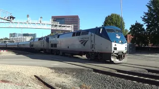 Railfaning Raleigh, NC Boylan Tower!! Ft. CSX, Amtrak!