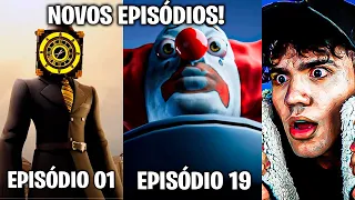 Reagindo a SKIBIDI TOILET MULTIVERSE 1-19 Part 1 (TODOS OS EPISÓDIOS)