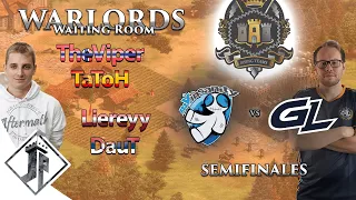 Warlords Waiting Room - TheViper vs TaToH | Liereyy vs DauT + Rising Teams GL vs mYi [Semifinales]