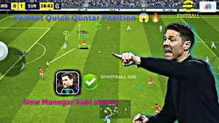 #Bro Xabi alonso is amazing Quick Quntar manegar😱👀🔥#efootballmobile2024