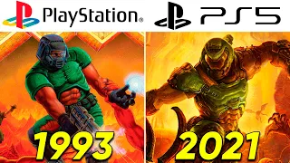 Evolution of DOOM PlayStation Games (1993-2021)