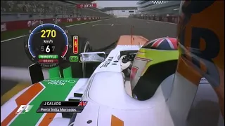 F1, India 2013 (FP1) James Calado OnBoard