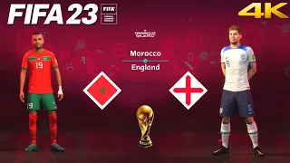 FIFA 23 - Morocco vs. England - FIFA World Cup Qatar Final | PS5™ Gameplay [4K 60FPS] Next Gen