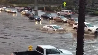 Watch This $200,000 Lamborghini Drive Through Flood Waters Like a Boss
