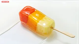 Let's make a Fruit Jelly Skewer(Jelly Tanghulu)🍊🍍