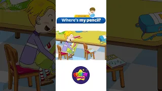[In,On,Under] Where's my pencil? - Easy Dialogue - Role Play #shorts