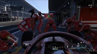 F1 2018 - Sochi Autodrom - PIT Stop Gameplay (PC HD) [1080p60FPS]