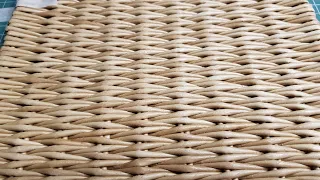 Прямоугольное/квадрное дно, верёвочка #плетениеизбумажнойлозы #paper #milenbasketry #миленбаскетри