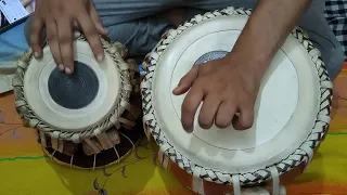 Tabla play lesson ,uthan jhap taal ,new composition | 10 beats
