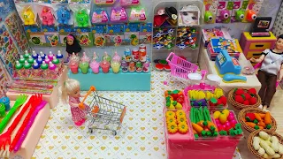 Barbie doll going to craft things super market 😁/Barbie show tamil