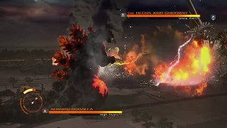 GODZILLA PS4: Burning Godzilla vs Mecha-King Ghidorah