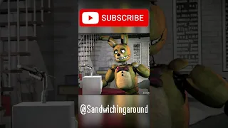 FNAF СПРИНГТРАП В БЕДЕ Memes #Shorts #fnaf #animation #funny #рек