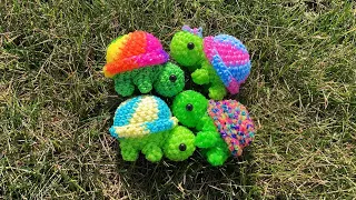 Updated Loomigurumi Turtle Tutorial~Rainbow Loom