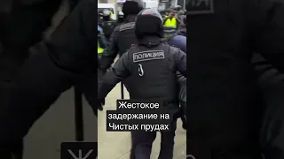 Жестокое задержание на Чистых прудах