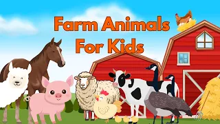 Learn Farm Animals #oldmacdonaldhadafarm #kidslearning