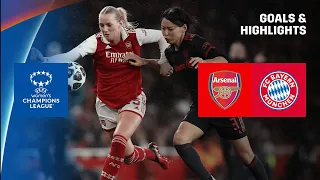 HIGHLIGHTS | Arsenal - FC Bayern München -- UEFA Women's Champions League 2022-23 (Deutsch)