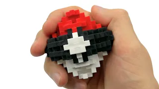 Plus-Plus Life-Sized Pokéball Tutorial