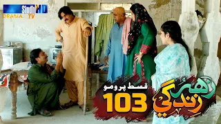 Zahar Zindagi - Ep 103 Promo | Sindh TV Soap Serial | SindhTVHD Drama