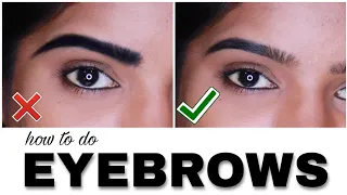 சுலபமாக eyebrows fill செய்வது ஏப்படி? Lesson session😉All about eyebrow filling!