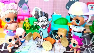 FOUND THE TREASURE OF VLAD A4😲🤣 Kids LOL surprise in kindergarten! Funny dolls CARTOONS Darinelka