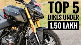 2023 Top 5 Best Bikes Under 1.50 Lakh On Road Price | 5 Bikes Under 1.50 Lakh | K2K Motovlogs