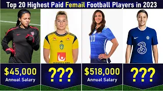 Top 20 Highest Paid Female Football Players in the World in 2023