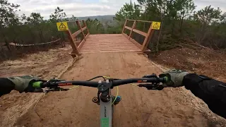 YOU CLEAR SOME, YOU CASE SOME! HUGE JUMPS AT JARRODS PLACE - DOUBLE WIDE MTB TRAIL POV 4K GEORGIA