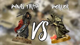 MESBG Battle Report 700 Points Minas Tirith vs Mordor