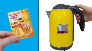 Kabartma Tozunun Böyle Kullanılacağını Sizde Öğrenin - Çok Fazla Kİreçli Kettle Temizleme Fikirleri