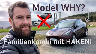 Bester Familienkombi mit einem HAKEN!? Darum fahren wir jetzt Tesla Model Y