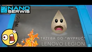 MUSZĘ TO ZROBIĆ☹️ROZPRUWAM LAPTOPA😱LENOVO LEGION Y530🔥🔥#nanoserwis