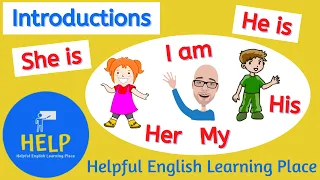 ESL Introductions: 1st and 3rd Person Singular