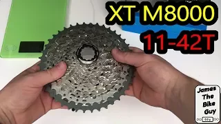 Unboxing and Weight of the SHIMANO Deore XT M8000 11 42 Cassette