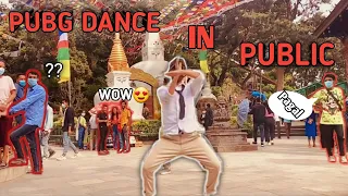 PUBG DANCE IN PUBLIC PLACE || Epic Reaction || 4K Special || Tshering Sherpa