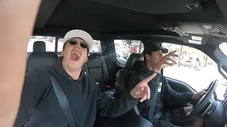Daniel Ricciardo singing in the car