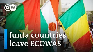 What's behind Niger, Mali & Burkina Faso's decision to leave ECOWAS | DW News