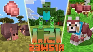 Minecraft 1.21: [Snapshot 23w51a] Co Nowego? WIĘKSZY ZASIĘG BUDOWANIA! NOWY MOB! ZBROJA DLA PSA!