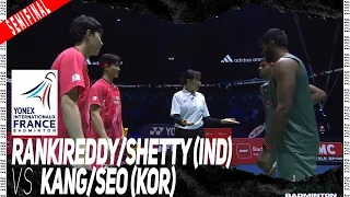 Rankireddy/Shetty (IND) vs Kang/Seo (KOR) | Badminton French Open 2024 | SF
