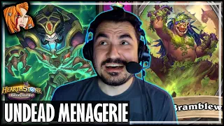 UNDEAD MENAGERIE IS SPICY! - Hearthstone Battlegrounds