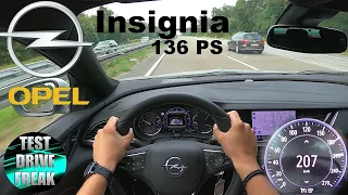 2020 Opel Insignia Sports Tourer 1.6 Turbo D 136 PS TOP SPEED AUTOBAHN DRIVE POV