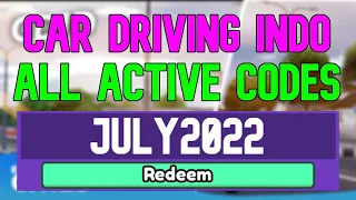 ALL NEW JULY 2022 CODES FOR Car Driving Indonesia! ROBLOX WORKING CDID CODES