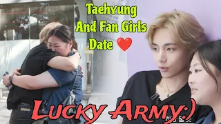 Kim Taehyung Meet A Lucky Army Girl | A Lucky Army