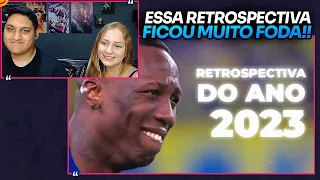 REACT EM CASAL - RETROSPECTIVA DO FUTEBOL 2023 | PES MIL GRAU