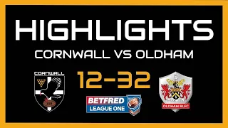 Cornwall RLFC 12 Oldham Roughyeds 32 - Extended Highlights