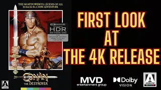 Conan The Destroyer 4K UHD Vs Blu-Ray #conanthedestroyer #arnoldschwarzenegger